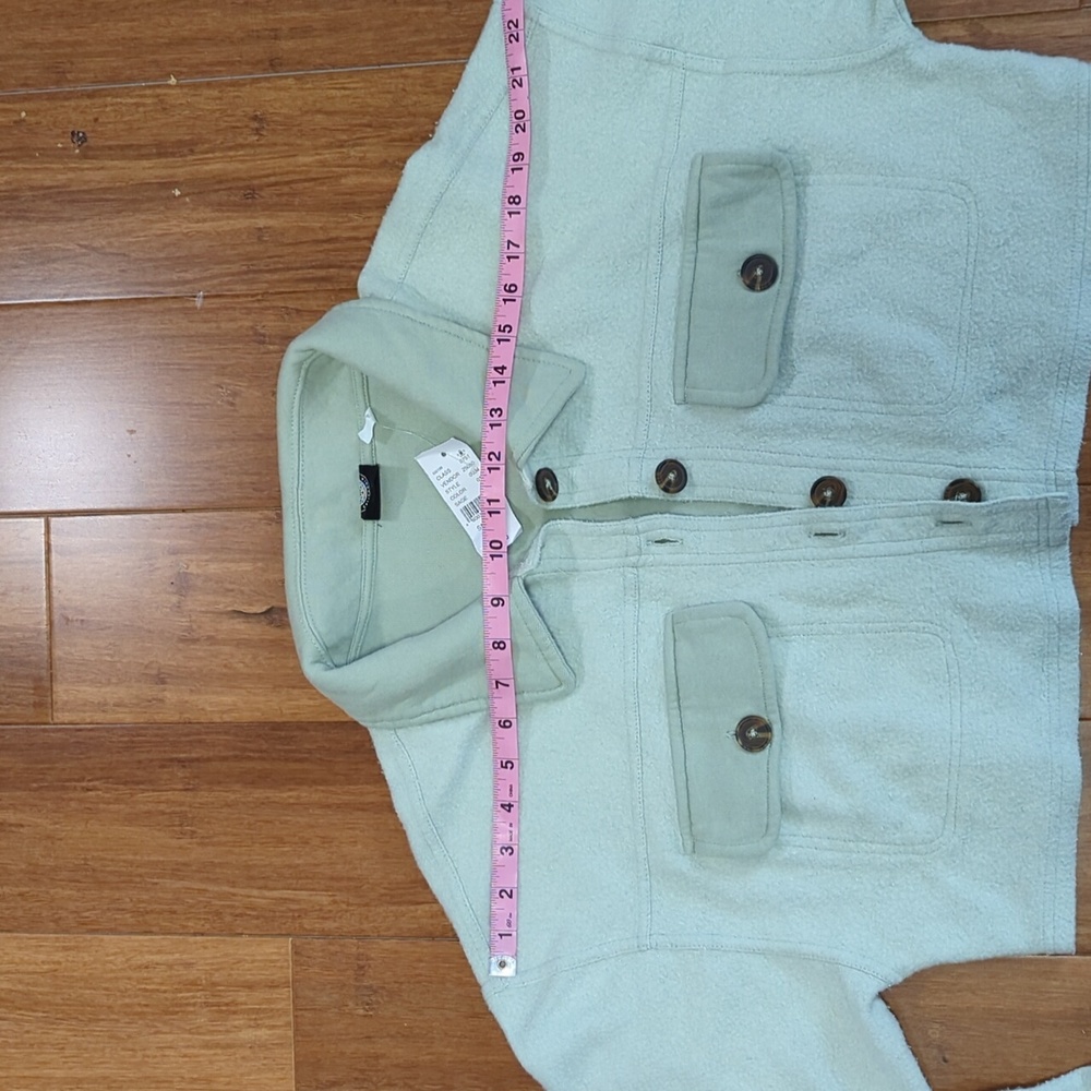 PacSun Charlie Cropped Shacket Jacket Size Small - Picture 10 of 12